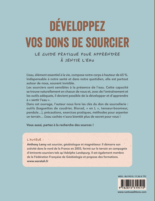 Livre "Développez vos dons de sourcier" dédicacé