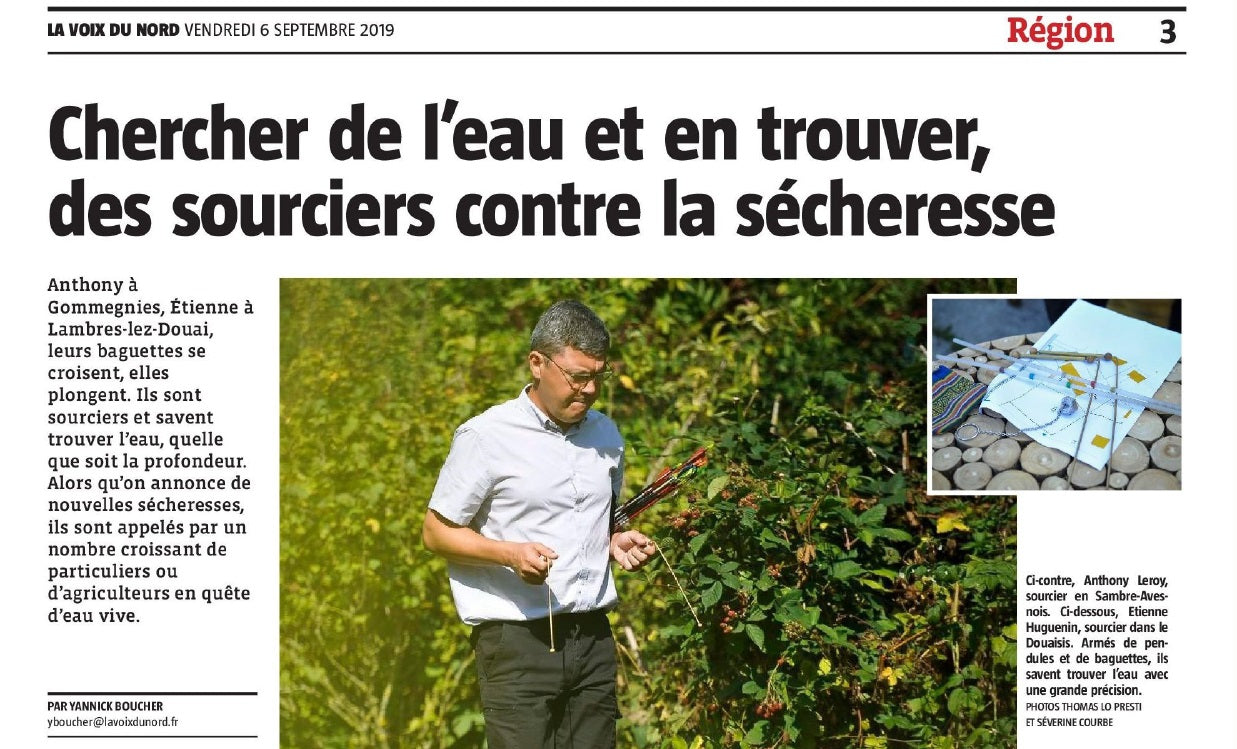 Livre "Développez vos dons de sourcier" dédicacé et Initiation de 4 heures