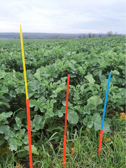 Jalon bleu emboitable